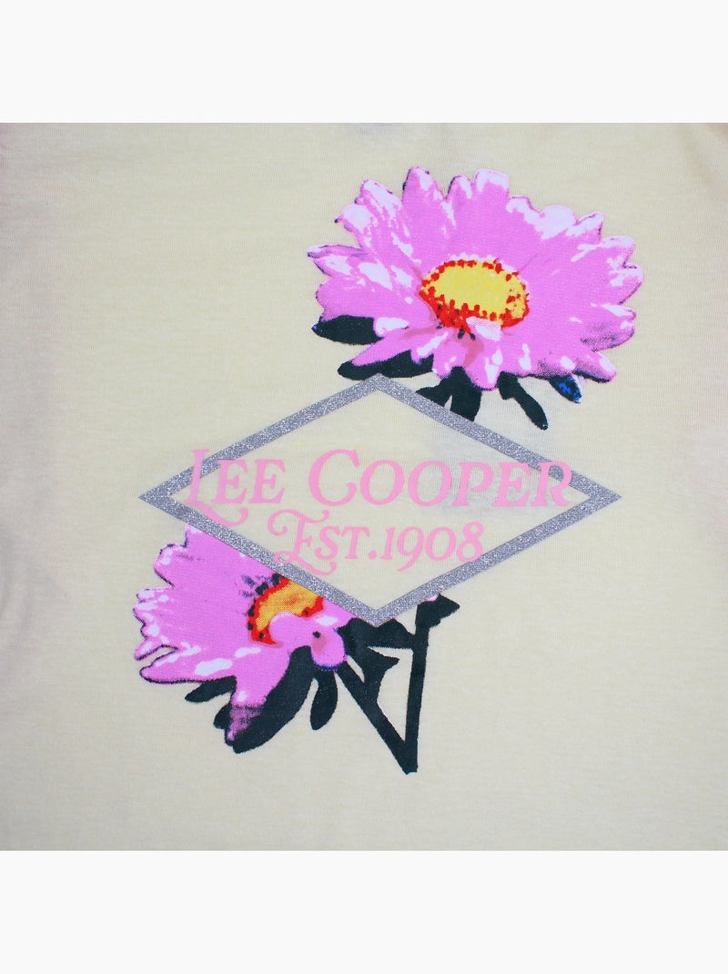 Lee cooper - pigiama bambina  floreale Rosa chiaro - Kiabi