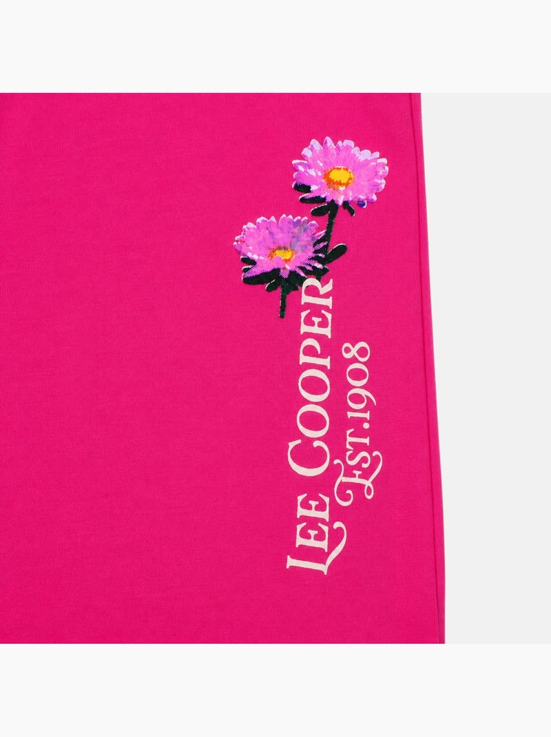 Lee cooper - pigiama bambina  floreale Rosa fucsia - Kiabi