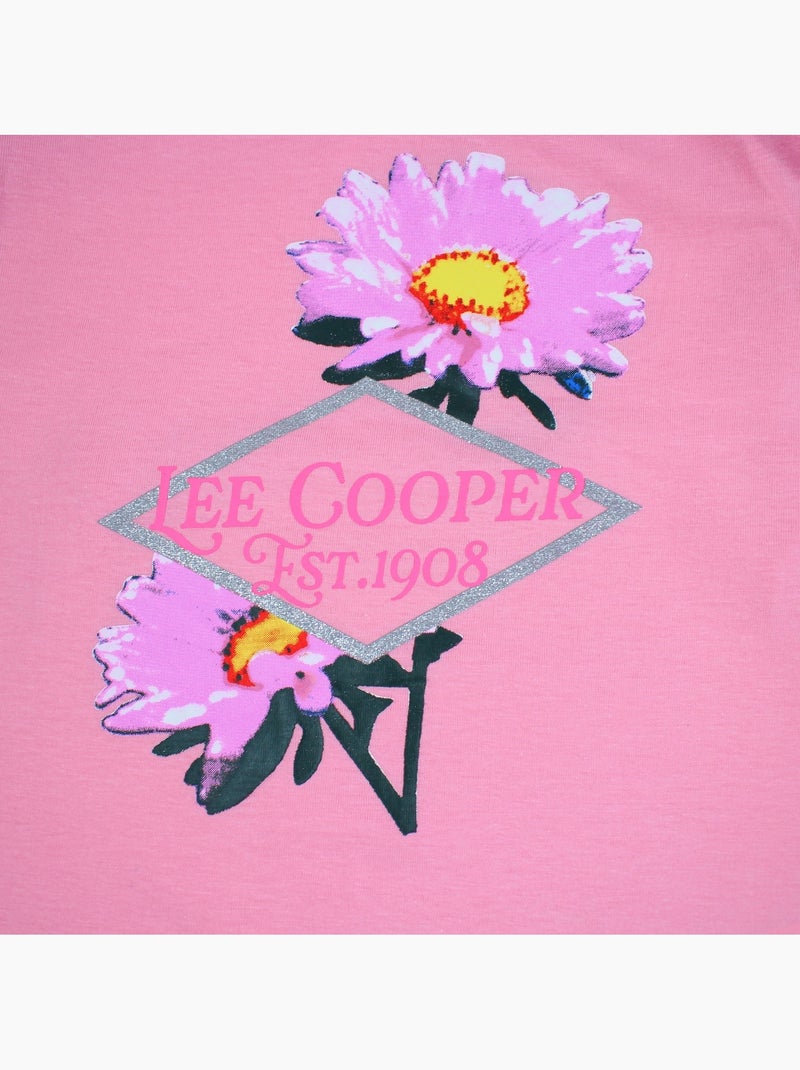 Lee cooper - pigiama bambina  floreale Rosa fucsia - Kiabi