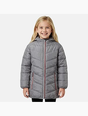 Lee cooper - piumino trapuntato con cerniera e cappuccio stampato