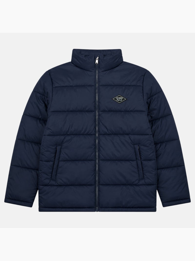 Lee cooper - piumino uomo  collo alto Blu marino - Kiabi