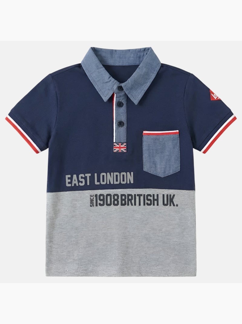 Lee Cooper - Polo bambino a maniche corte Blu marino - Kiabi