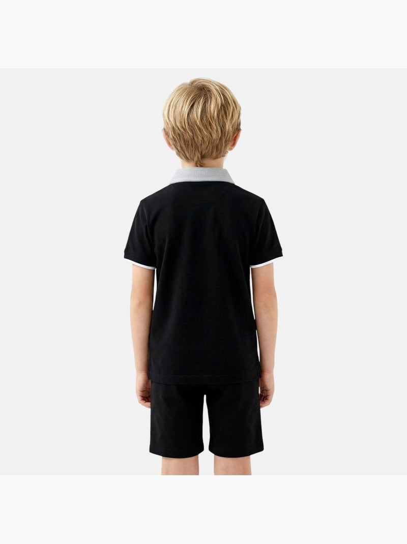 Lee Cooper - Polo bambino a maniche corte Nero - Kiabi