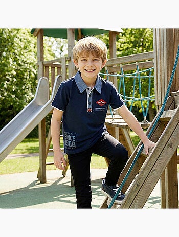 Lee Cooper - Polo da bambino a maniche corte