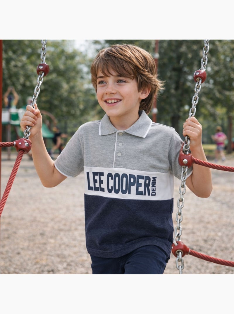 Lee Cooper - Polo manica corta bambino Blu marino - Kiabi