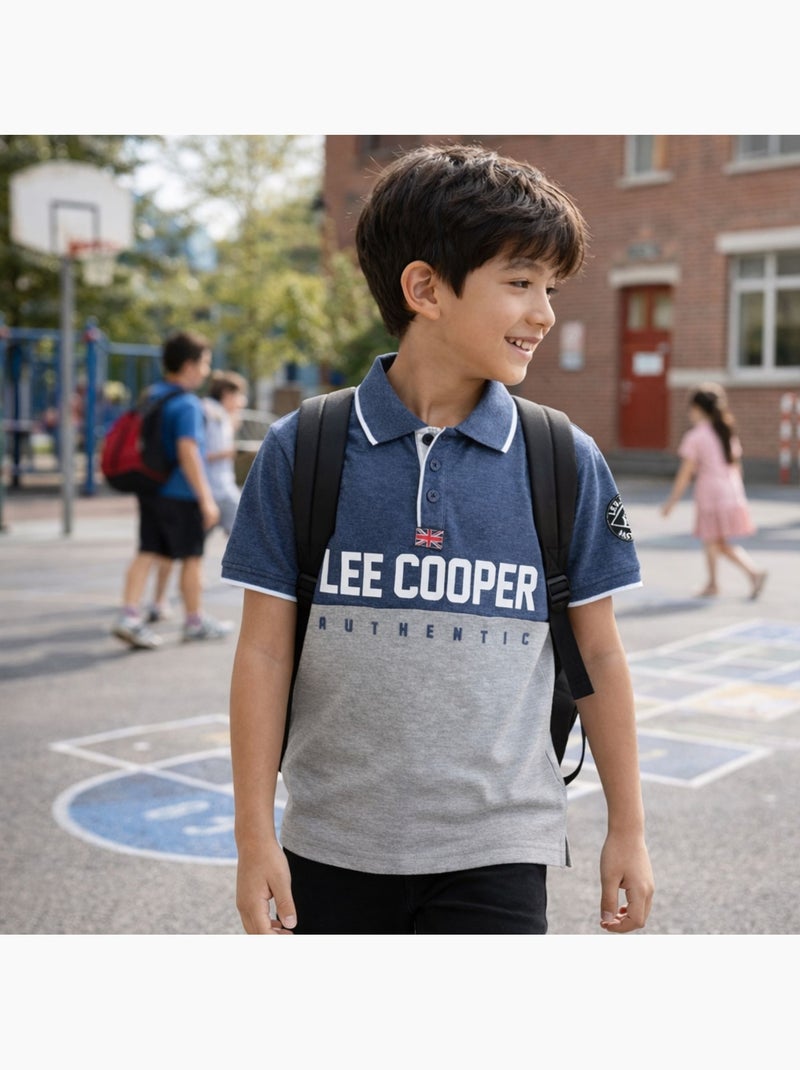 Lee Cooper - Polo manica corta bambino Blu marino - Kiabi