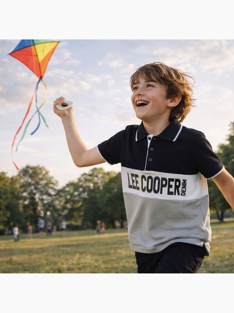 Lee Cooper - Polo manica corta bambino Grigio - Kiabi