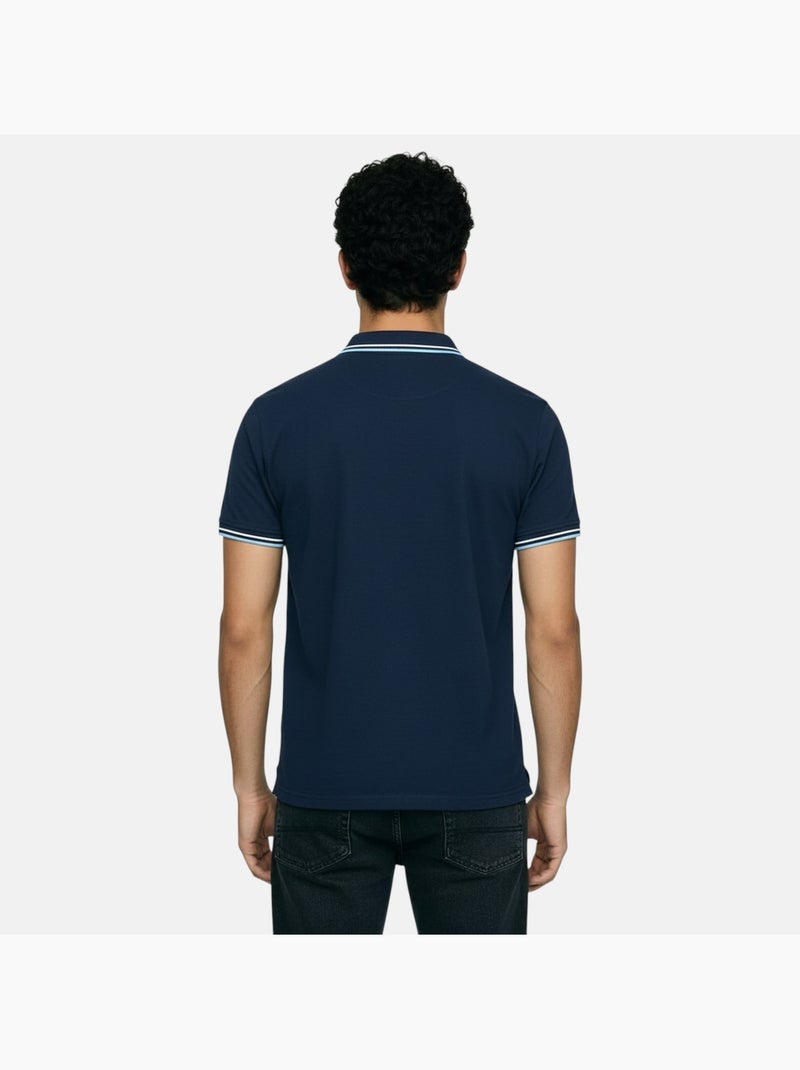 Lee Cooper - Polo uomo a maniche corte Blu marino - Kiabi