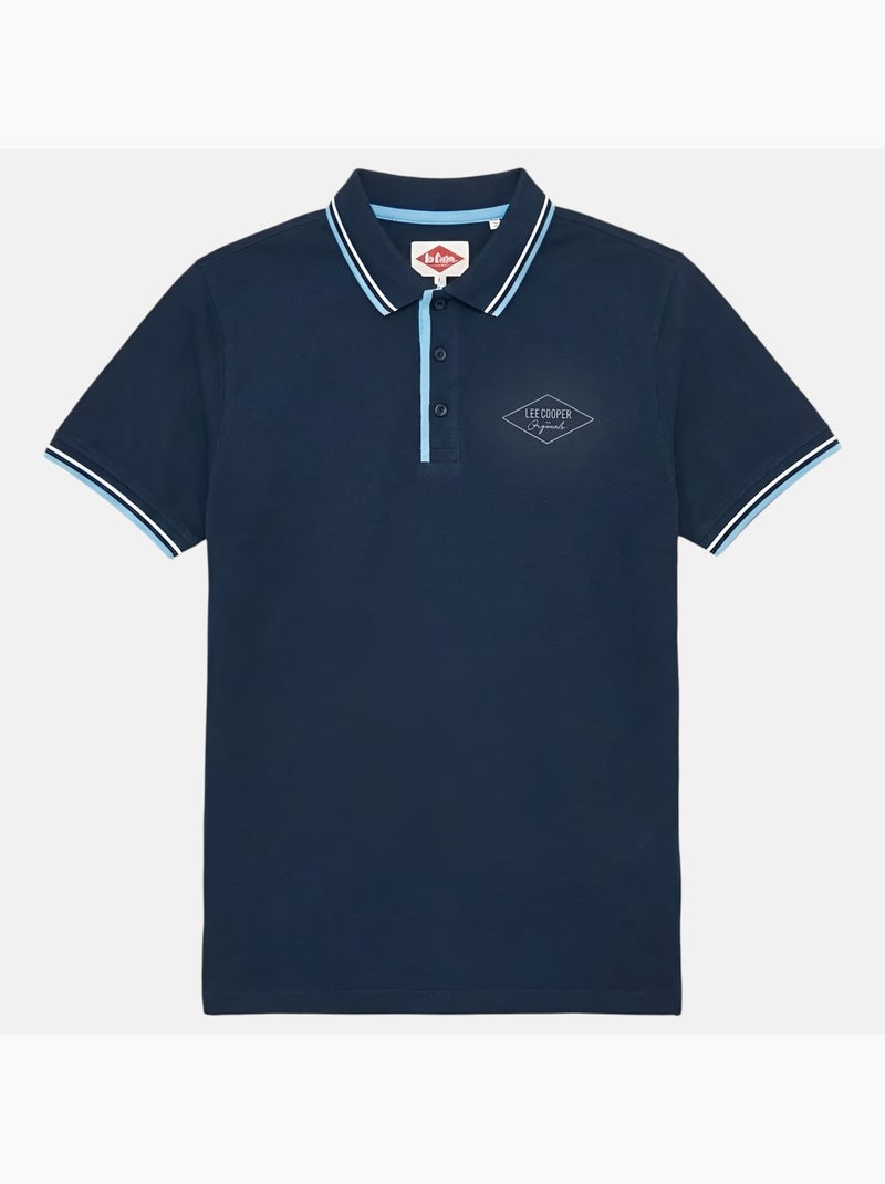 Lee Cooper - Polo uomo a maniche corte Blu marino - Kiabi