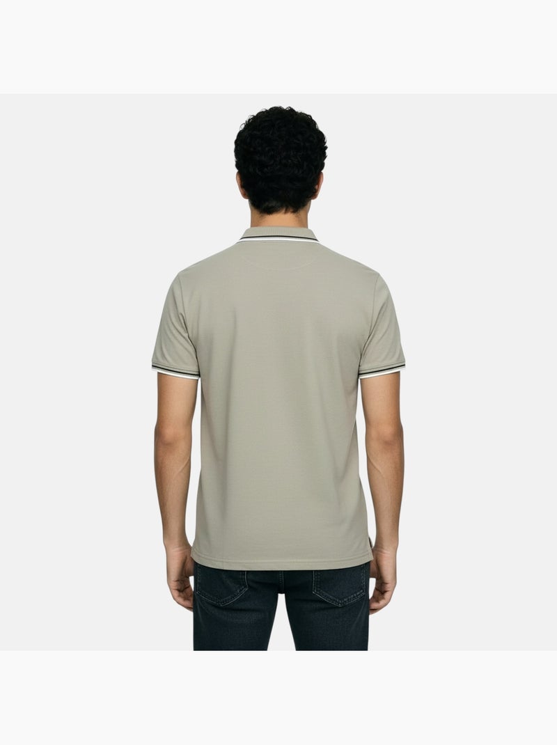 Lee Cooper - Polo uomo a maniche corte Cachi - Kiabi
