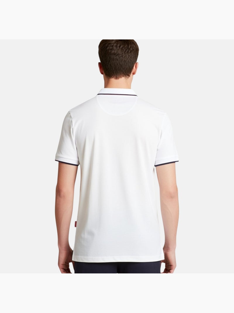 Lee Cooper - Polo uomo a maniche corte con collo con zip Bianco - Kiabi