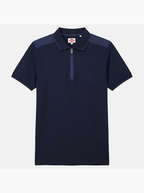 Lee Cooper - Polo uomo a maniche corte con collo con zip - Kiabi