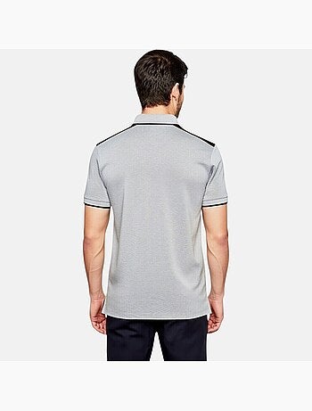 Lee Cooper - Polo uomo a maniche corte con collo con zip