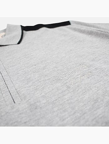 Lee Cooper - Polo uomo a maniche corte con collo con zip