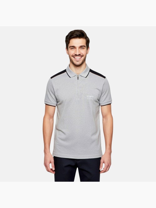 Lee Cooper - Polo uomo a maniche corte con collo con zip - Kiabi