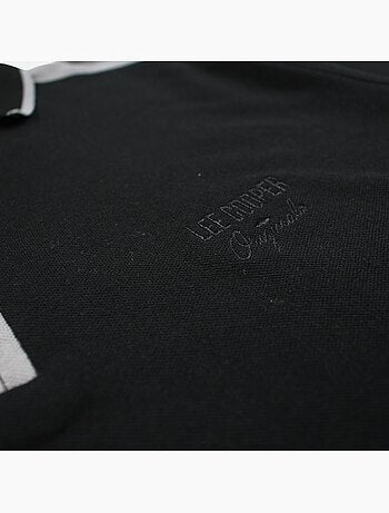 Lee Cooper - Polo uomo a maniche corte con collo con zip