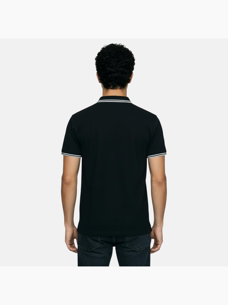 Lee Cooper - Polo uomo a maniche corte Nero - Kiabi