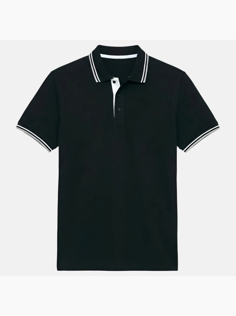 Lee Cooper - Polo uomo a maniche corte Nero - Kiabi