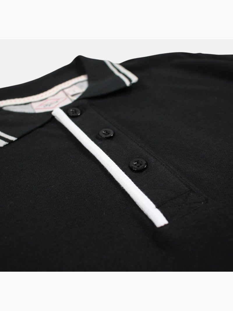 Lee Cooper - Polo uomo a maniche corte Nero - Kiabi