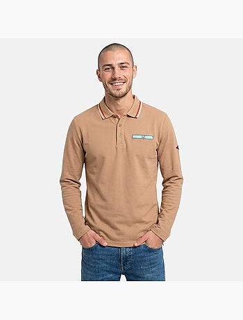 Lee Cooper - Polo uomo a maniche lunghe