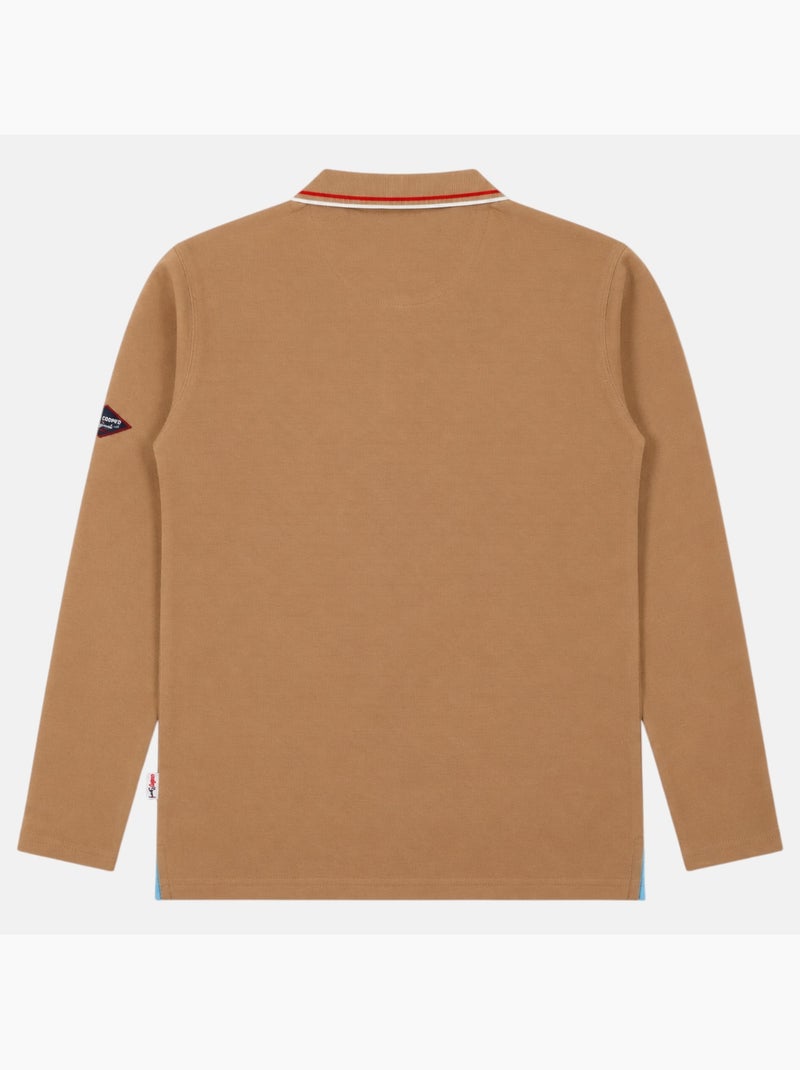 Lee Cooper - Polo uomo  a maniche lunghe Beige - Kiabi