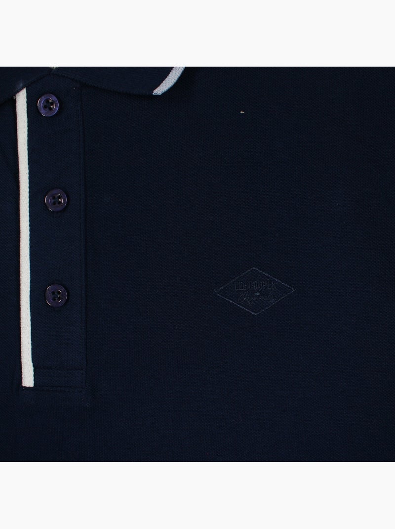 Lee Cooper - Polo uomo  a maniche lunghe Blu marino - Kiabi