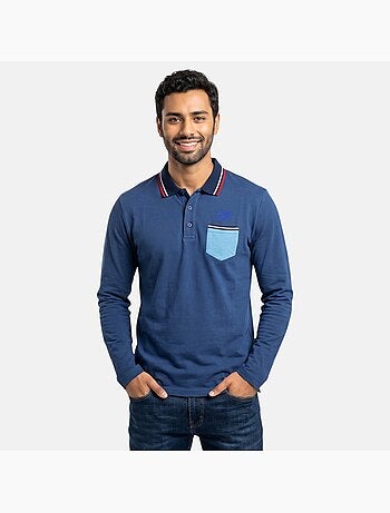 Lee Cooper - Polo uomo a maniche lunghe