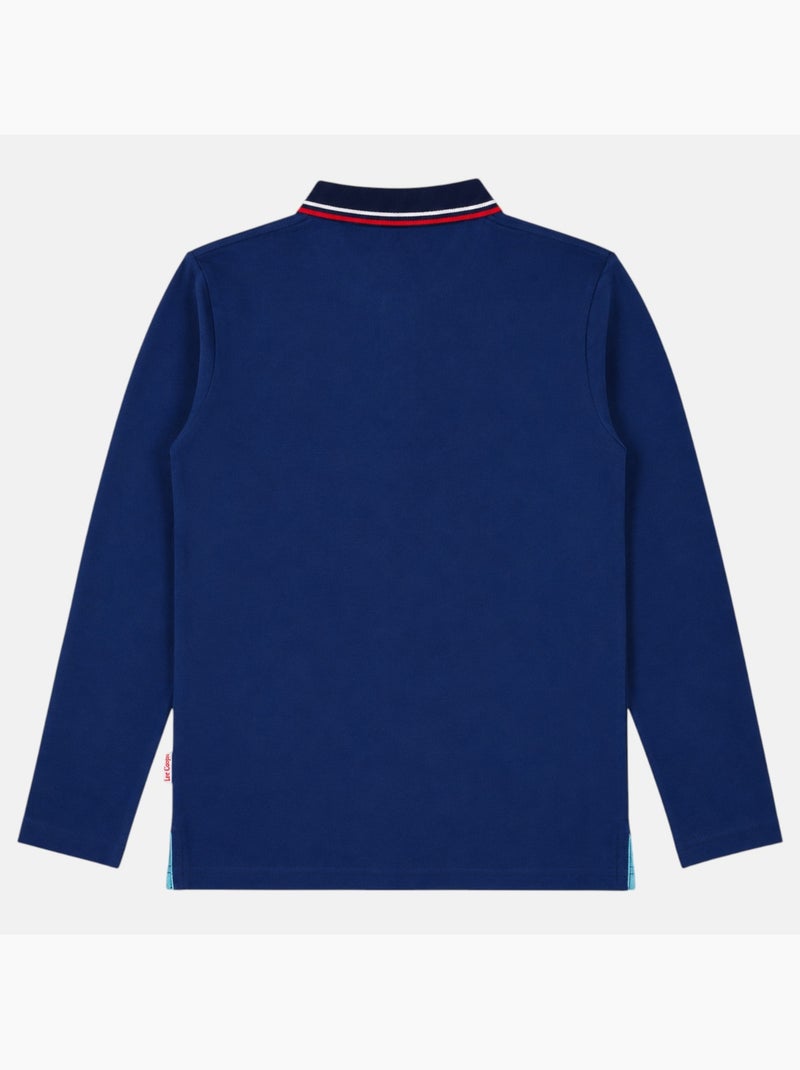 Lee Cooper - Polo uomo  a maniche lunghe Blu marino - Kiabi