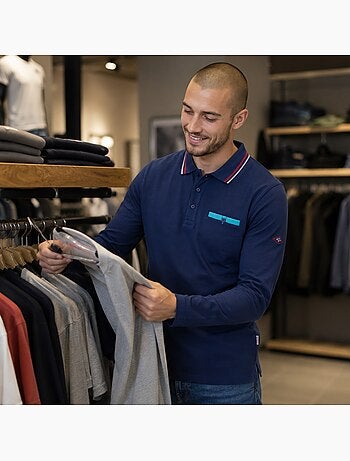 Lee Cooper - Polo uomo a maniche lunghe