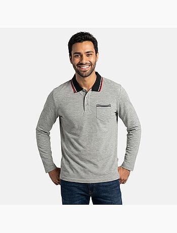 Lee Cooper - Polo uomo a maniche lunghe