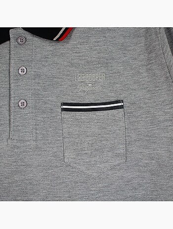 Lee Cooper - Polo uomo a maniche lunghe