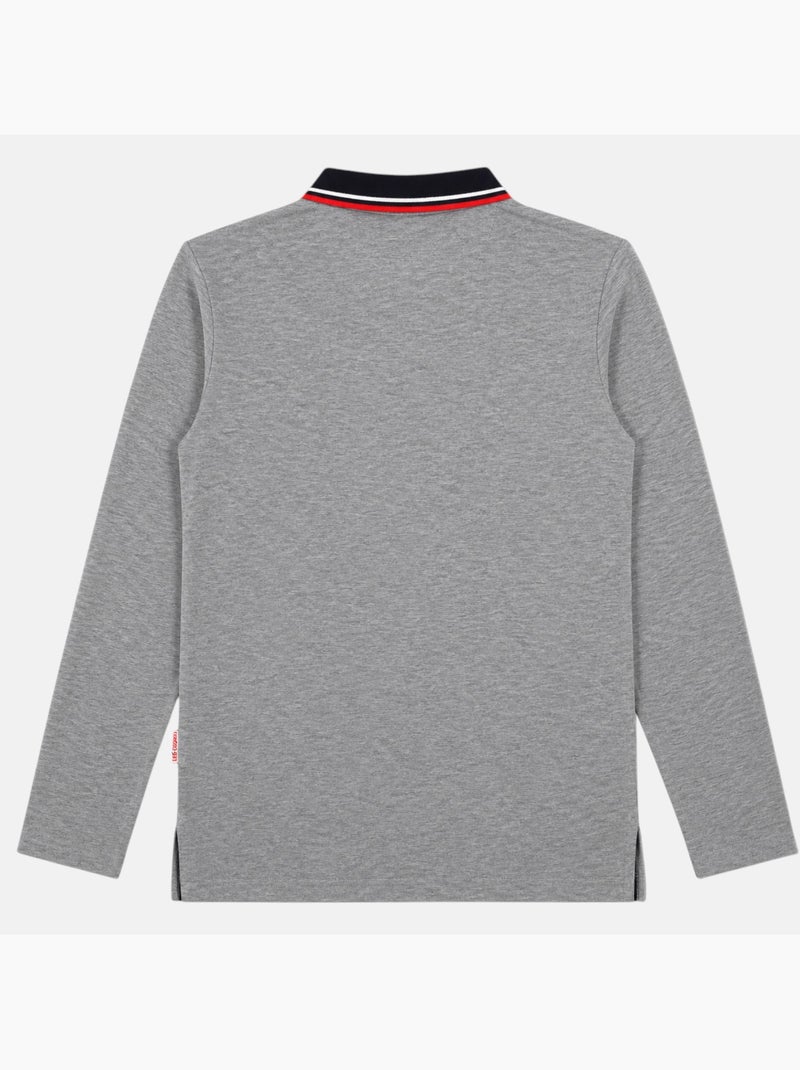 Lee Cooper - Polo uomo  a maniche lunghe Grigio - Kiabi