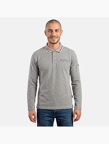 Lee Cooper - Polo uomo a maniche lunghe