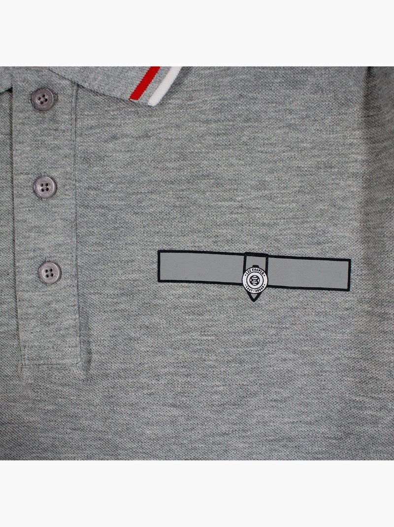 Lee Cooper - Polo uomo  a maniche lunghe Grigio - Kiabi