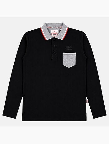 Lee Cooper - Polo uomo a maniche lunghe