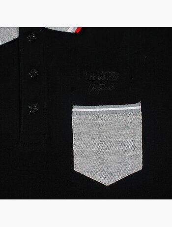 Lee Cooper - Polo uomo a maniche lunghe