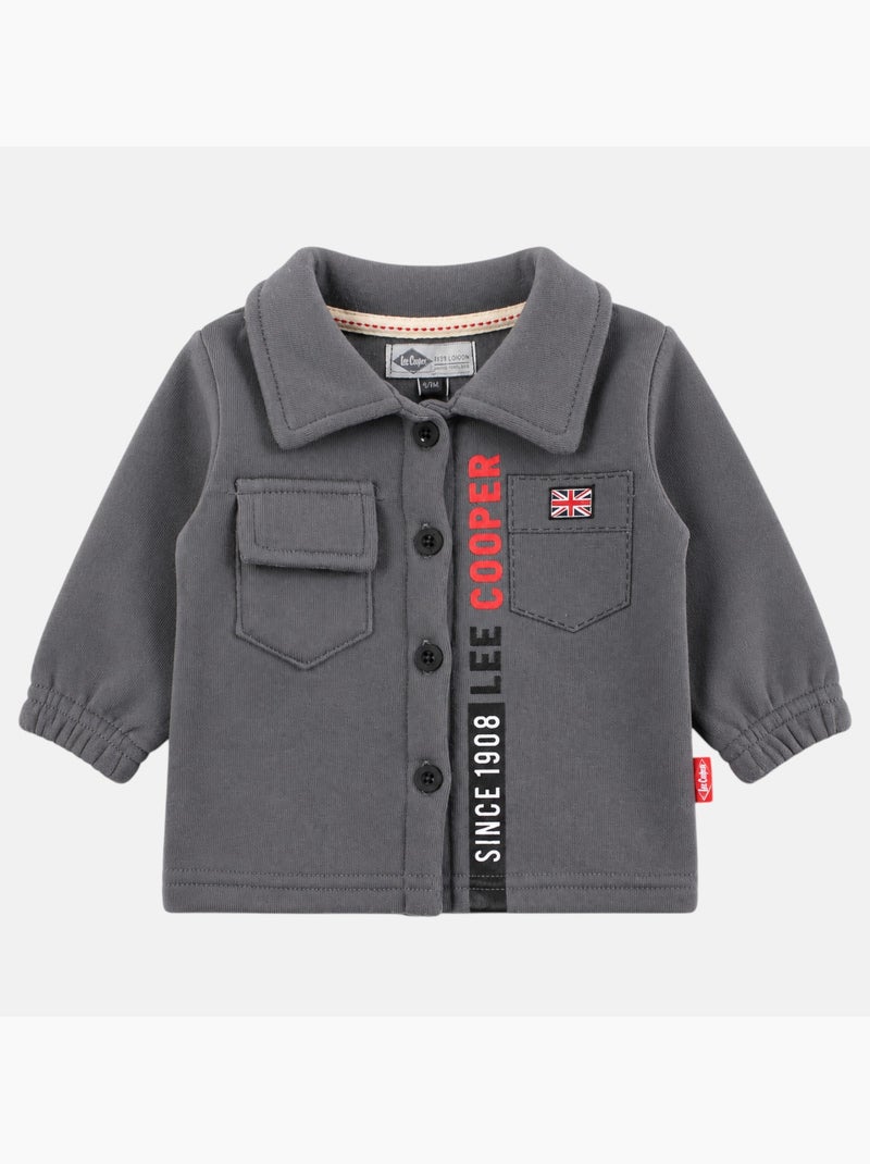 Lee cooper - set composto da camicia abbottonata e pantaloni da jogging Grigio - Kiabi