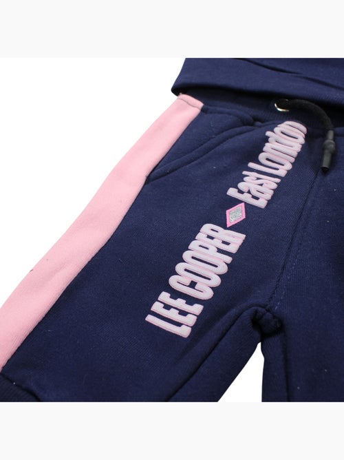 Lee cooper - set composto da felpa con cappuccio a marsupio e pantaloni da jogging - Kiabi