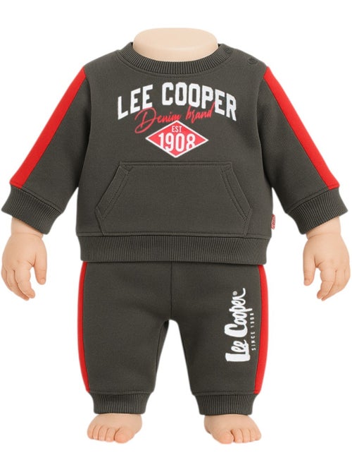 Lee cooper - set composto da felpa con cappuccio e pantaloni da jogging stampati - Kiabi Lee cooper - set composto da felpa con cappuccio e pantaloni da jogging stampati - Kiabi