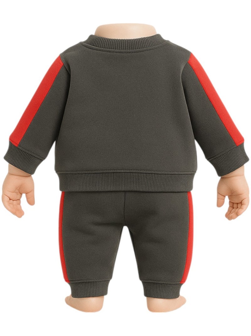 Lee cooper - set composto da felpa con cappuccio e pantaloni da jogging stampati Cachi - Kiabi