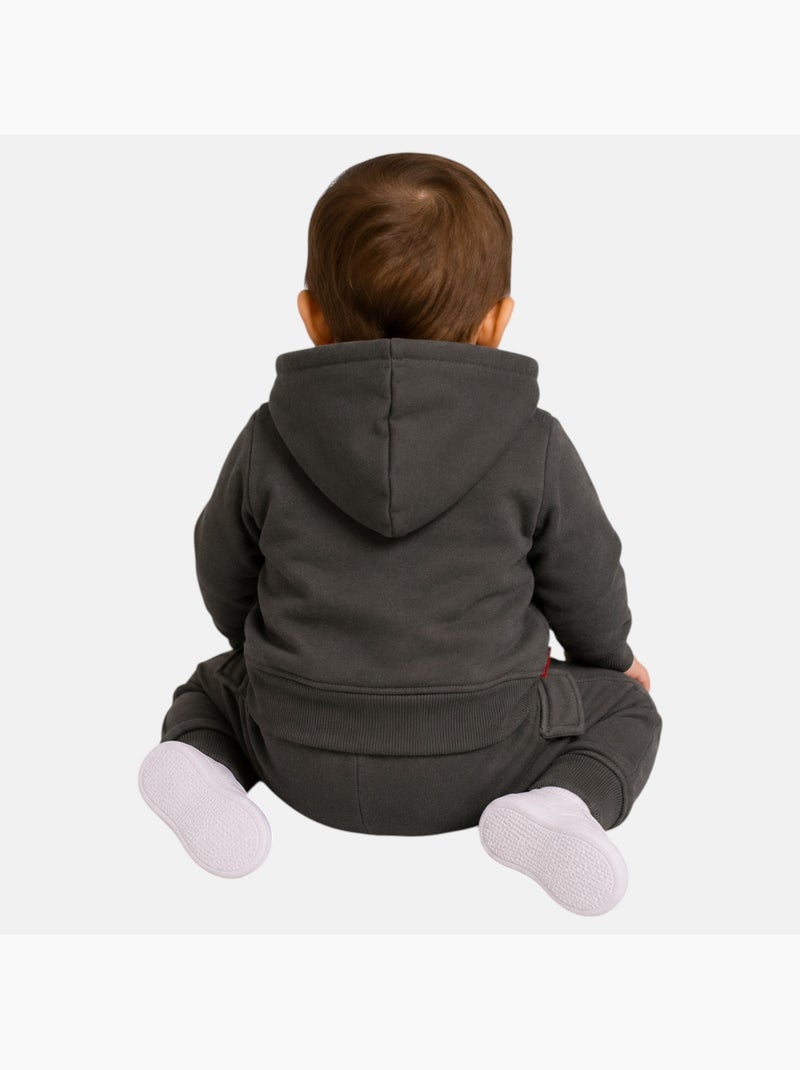 Lee cooper - set composto da giacca con cappuccio e zip e pantaloni da jogging Cachi - Kiabi