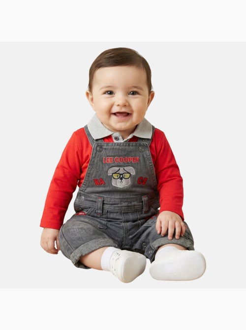 Lee cooper - set composto da salopette in jeans e maglietta - Kiabi Lee cooper - set composto da salopette in jeans e maglietta - Kiabi