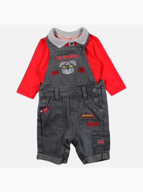 Lee cooper - set composto da salopette in jeans e maglietta - Kiabi Lee cooper - set composto da salopette in jeans e maglietta - Kiabi