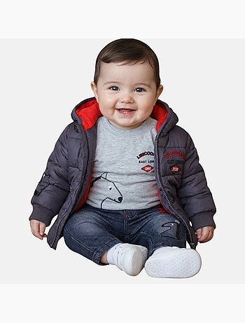 Lee cooper - set da 3 pezzi: piumino, maglietta e jeans