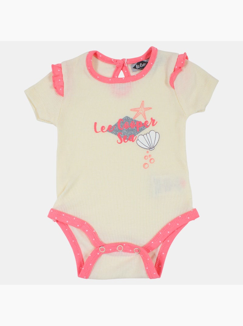 Lee Cooper - Set di 2 body e pantalone neonato Rosa - Kiabi
