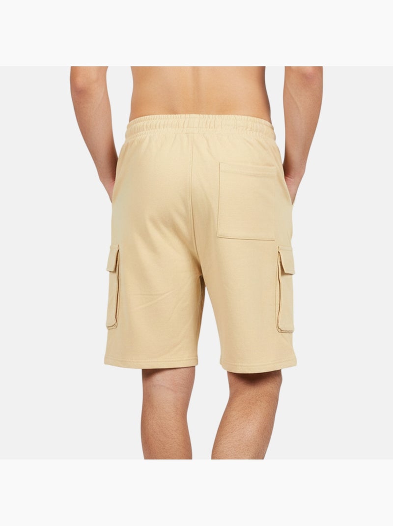 Lee Cooper - Short cargo uomo beige con tasche laterali Beige - Kiabi