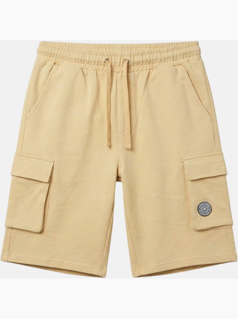 Lee Cooper - Short cargo uomo beige con tasche laterali Beige - Kiabi
