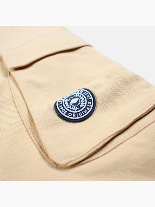 Lee Cooper - Short cargo uomo beige con tasche laterali - Kiabi