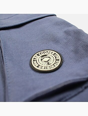 Lee Cooper - Short cargo uomo blu con tasche laterali