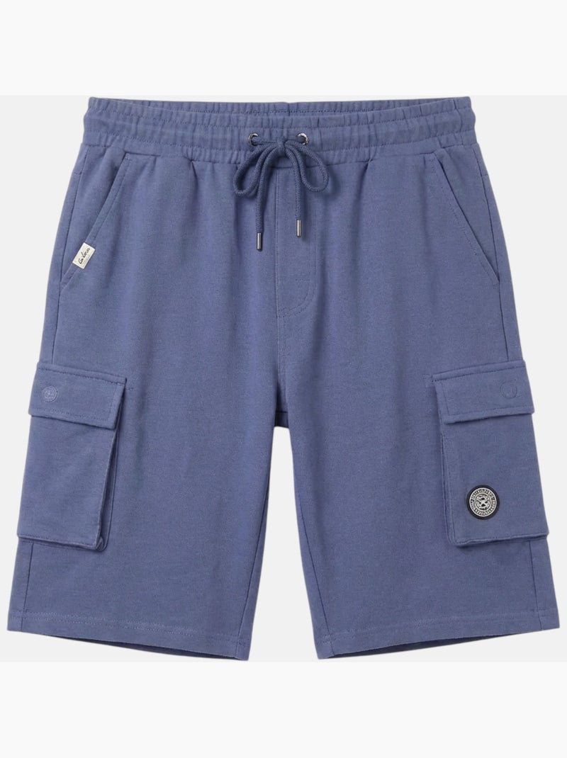 Lee Cooper - Short cargo uomo blu con tasche laterali Blu - Kiabi